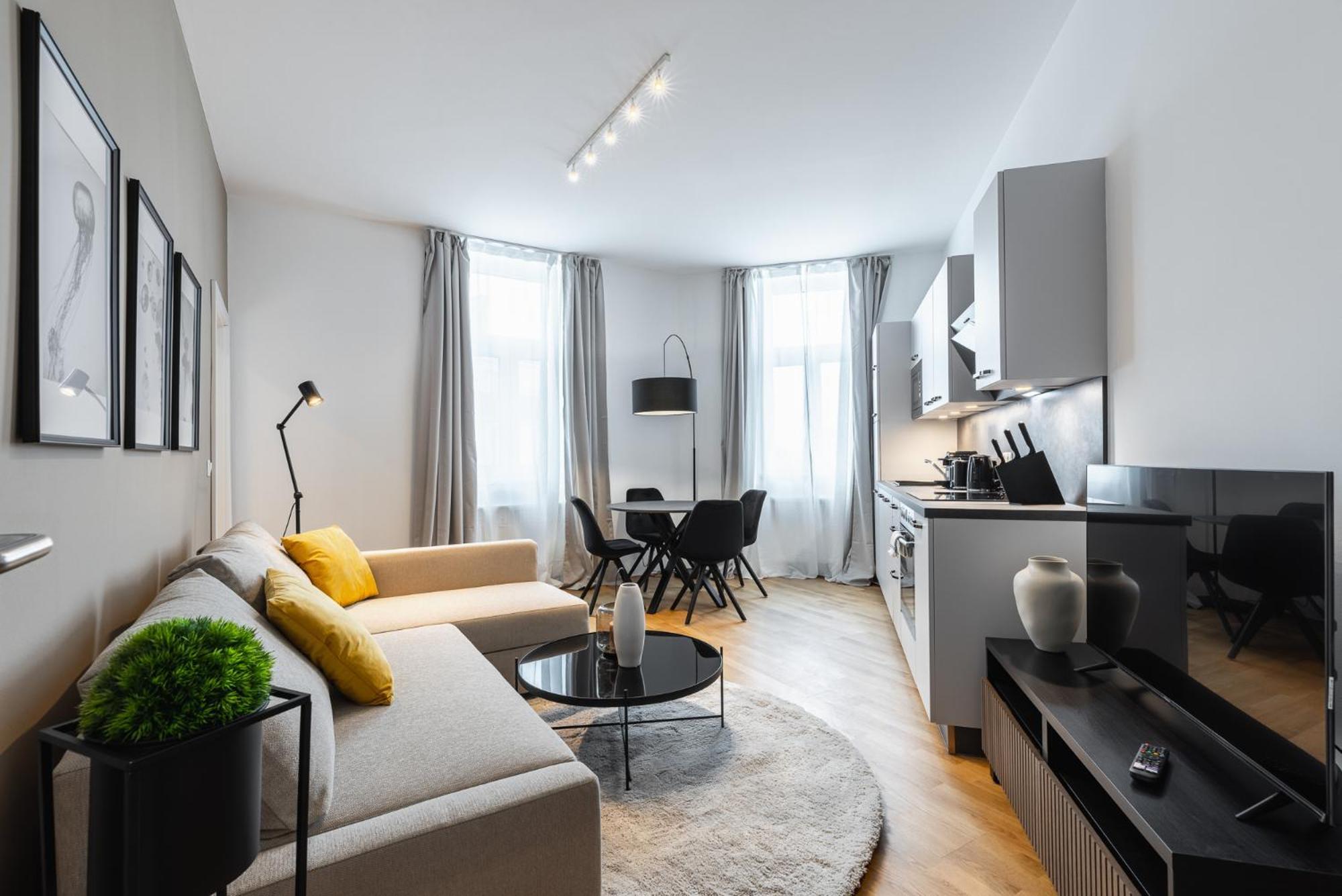 Apartmán Cosy Brand-new In A Calm Discrict Of *